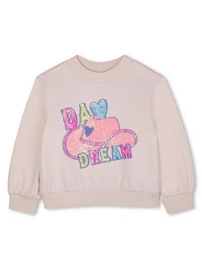 Billieblush Mini Daydream Sweatshirt For Girls In Pink