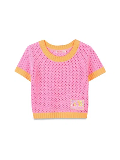Billieblush Mini Girls' Acrylic T-shirt In Pink