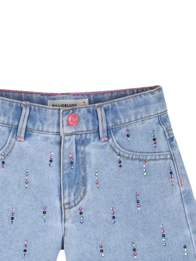 Billieblush Mini Girls' Cotton Shorts In White