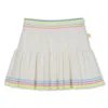 Billieblush Pleated Mini Skirt In Cream