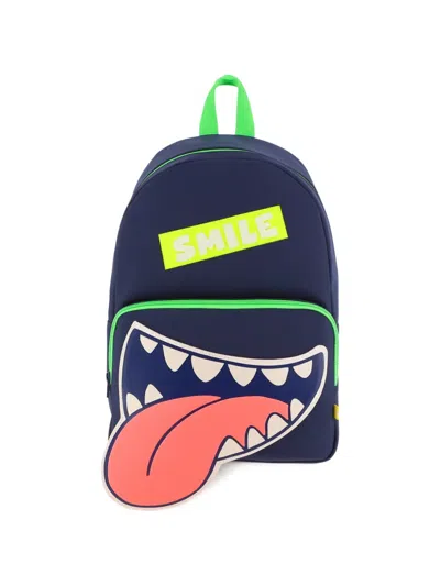 Billieblush Kids' Mouth-patch Backpack In Blue