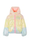 Billieblush Multicolor Down Jacket For Girl With Hearts In Multi