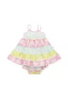 Billieblush Multicolor Dress For Baby Girl In Multicolor