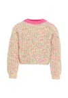 Billieblush Multicolor Sweater For Girl In Multi