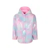 Billieblush Hooded Raincoat In Multicolor