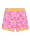 Billieblush Open-knit Shorts In Pink