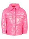 Billieblush Padded Shirt Jacket In Pink