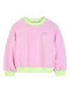 Billieblush Palm-print Sweatshirt In Multi