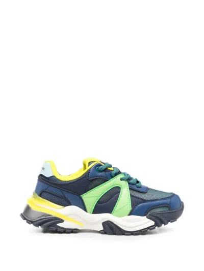 Billieblush Kids' Panelled Chunky-sole Sneakers In Blue