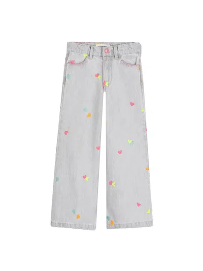 BILLIEBLUSH BILLIEBLUSH PANTALONE JEANS CON CUORICINI