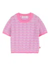 Billieblush Patterned Short-sleeve T-shirt In Multi