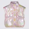 Billieblush Pink Down Jacket In Multi