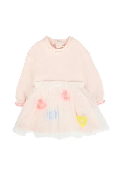 Billieblush Pink Dress For Baby Girl With Ehart