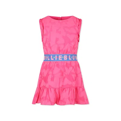 Billieblush Kids' Pink Dress For Girl With Hearts