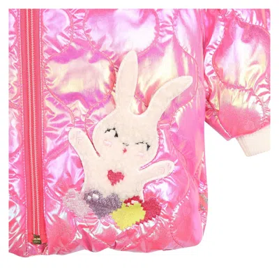 Billieblush Kids' Pink Fluorescent Hooded Jacket