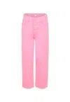 Billieblush Pink Jeans For Girl With Sequins In Pink