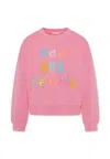 Billieblush Sequin-embellished Sweatshirt In Pink