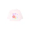 Billieblush Pink T-shirt For Baby Girl With Flowers In Pink