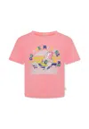 Billieblush Girls Pink Jersey Disney T-shirt In Pink