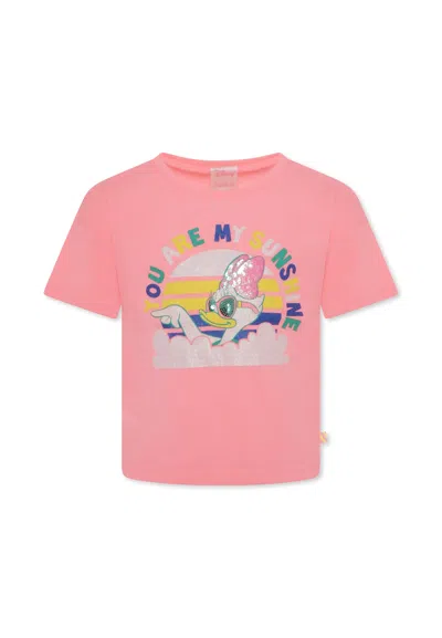 BILLIEBLUSH PINK T-SHIRT FOR GIRL WITH DAISY DUCK