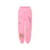 Billieblush Pink Trousers For Girl With Writing In Pink