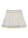Billieblush Pleated Mini Skirt In Neutrals