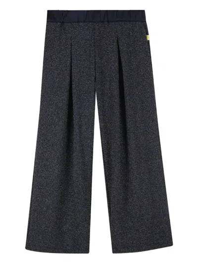 Billieblush Kids' Pleated Trousers In Black