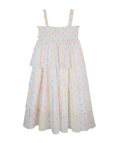 Billieblush Polka-dot Dress In White