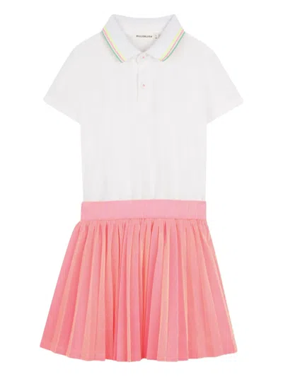 Billieblush Kids' Polo-collar Dress In Pink