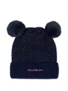 Billieblush Pom-pom Beanie Hat In Blue