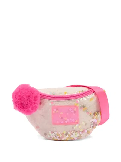 BILLIEBLUSH POMPOM SEQUIN BELT BAG