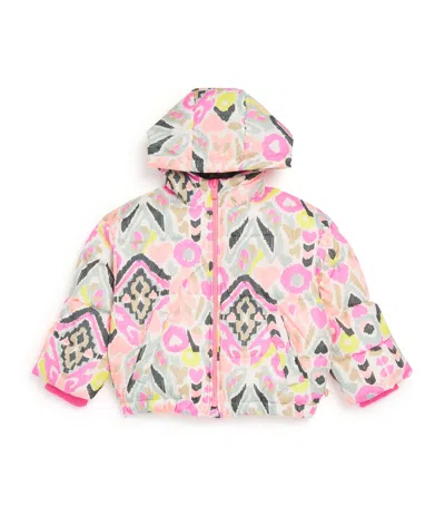 Billieblush Kids' Printed Puffer Jacket In Multi