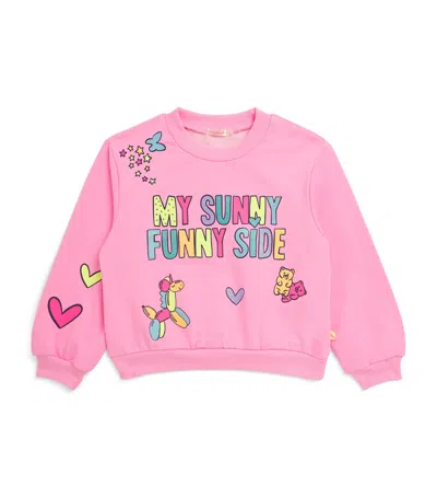 Billieblush Kids' Printed Sweatshirt In Pink