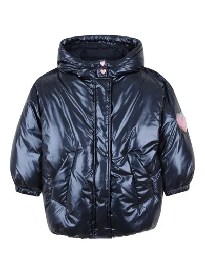 Billieblush Kids' Puffer Jacket In Blue