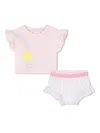 BILLIEBLUSH RAINBOW-PRINT SHORTS SET