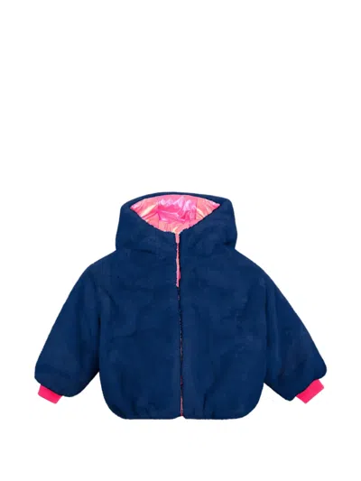 Billieblush Kids' Reversible Hooded Jacket In Blue