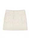 Billieblush Rhinestone-embellished Skirt In 中性色