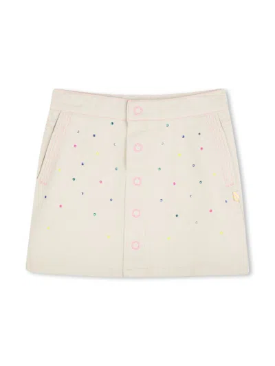 Billieblush Kids' Rhinestone-embellished Skirt In 中性色