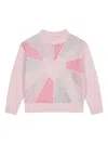 Billieblush Rhinestone-embellished Sweater In Pink