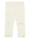 Billieblush Ribbed Cloud-applique Leggings In Neutral