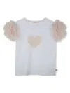 Billieblush Ruffle-detail T-shirt In White