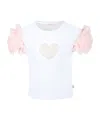 Billieblush Ruffle-detail T-shirt In White