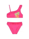 Billieblush Ruffled Bikini Set In Pink