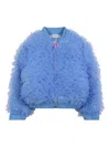 Billieblush ラッフル ボンバージャケット In Blue