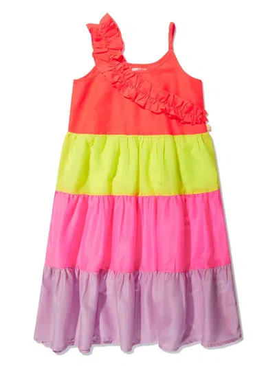 Billieblush Kids' Ruffled Tiered Dress In Pink