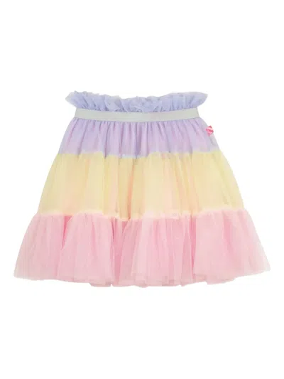 Billieblush Kids' Ruffled Tulle Skirt In Pink