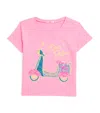 Billieblush Scooter Embellished T-shirt In Pink