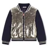 Billieblush Sequin-embellished Bomber Jacket In Gold