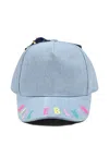 Billieblush Sequin-embellished Denim Cap In Blue