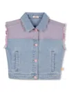 Billieblush Sequin-embellished Gilet In Blue